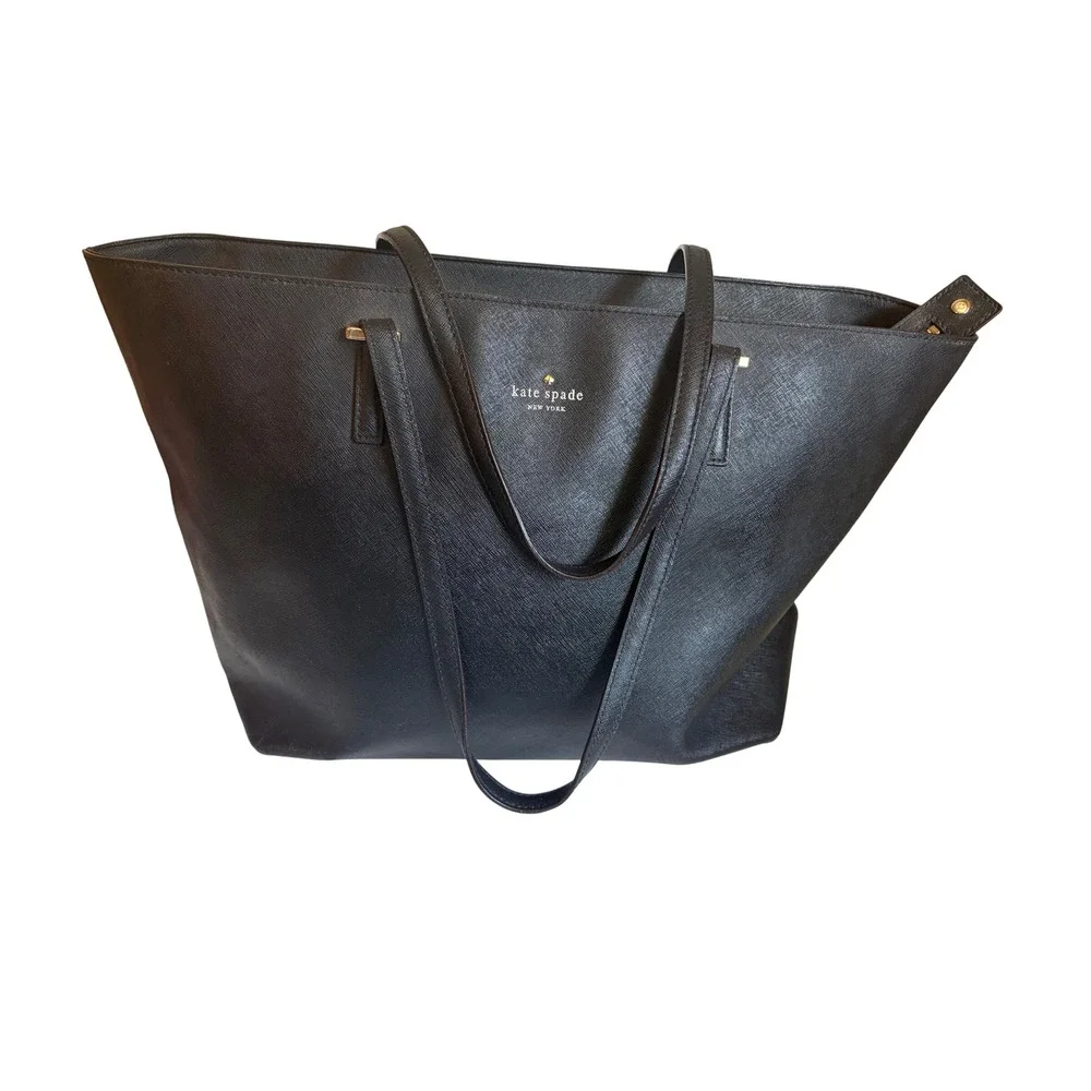 Kate Spade New York Saffiano Leather Tote Bag Gold Hardware 20.5